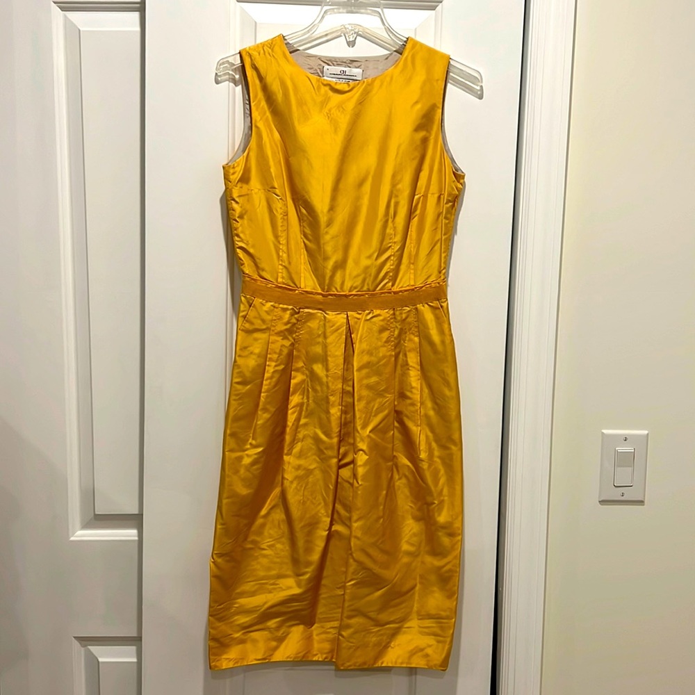 Carolina Herrera Bright yellow parachute dress